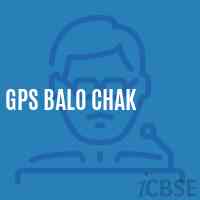 Gps Balo Chak Primary School Logo