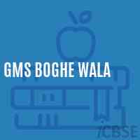 Gms Boghe Wala Middle School Logo