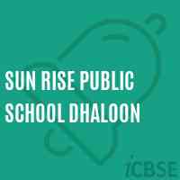 Sun Rise Public School Dhaloon Logo