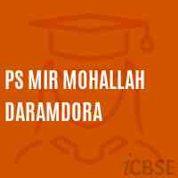 Ps Mir Mohallah Daramdora Primary School Logo