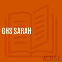Ghs Sarah Secondary School Logo