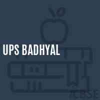Ups Badhyal Middle School Logo