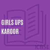 Girls Ups Karoor Middle School Logo
