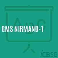 Gms Nirmand-1 Middle School Logo