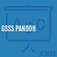 Gsss Pandoh High School Logo