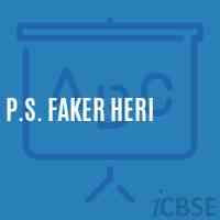 P.S. Faker Heri Primary School Logo