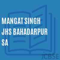 Mangat Singh Jhs Bahadarpur Sa Secondary School Logo