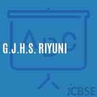 G.J.H.S. Riyuni Middle School Logo