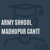 Army Shhool Madhopur Cantt Secondary School Logo