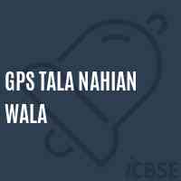 Gps Tala Nahian Wala Primary School Logo