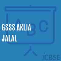 Gsss Aklia Jalal High School Logo