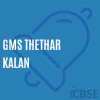 Gms Thethar Kalan Middle School Logo