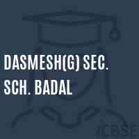 Dasmesh(G) Sec. Sch. Badal Senior Secondary School Logo