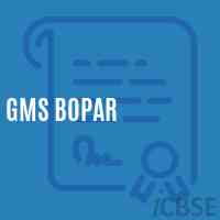 Gms Bopar Middle School Logo