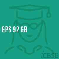 Gps 92 Gb Primary School Logo