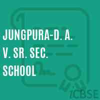 Jungpura-D. A. V. Sr. Sec. School Logo