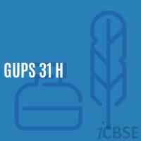 Gups 31 H Middle School Logo