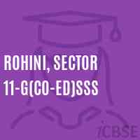 Rohini, Sector 11-G(Co-ed)SSS High School Logo