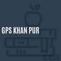 Gps Khan Pur Primary School Logo