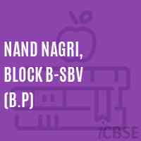 Nand Nagri, Block B-SBV (B.P) Senior Secondary School Logo