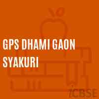 Gps Dhami Gaon Syakuri Primary School Logo