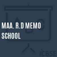 Maa. R.D Memo School Logo
