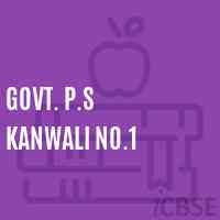 Govt. P.S Kanwali No.1 Primary School Logo