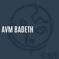 Avm Badeth Primary School Logo