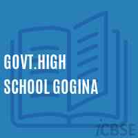 Govt.High School Gogina Logo