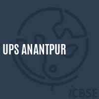 Ups Anantpur Middle School Logo