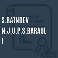 S.Ratndev N.J.U.P.S.Barauli Middle School Logo