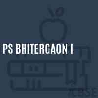 Ps Bhitergaon I Primary School Logo