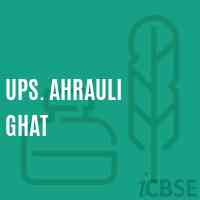 Ups. Ahrauli Ghat Middle School Logo