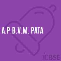 A.P.B.V.M. Pata Middle School Logo