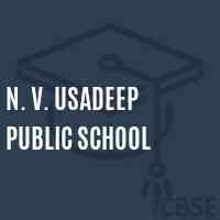 N. V. Usadeep Public School Logo