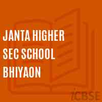 Janta Higher Sec School Bhiyaon Logo
