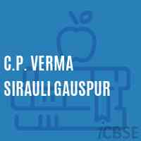 C.P. Verma Sirauli Gauspur Primary School Logo