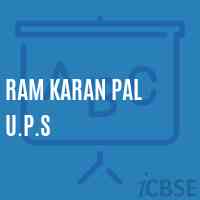 Ram Karan Pal U.P.S Middle School Logo