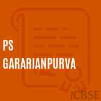 Ps Gararianpurva Primary School Logo