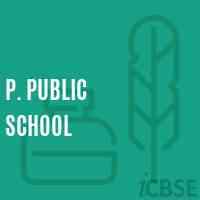 P. Public School Logo