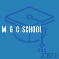 M. G. C. School Logo