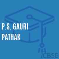 P.S. Gauri Pathak Primary School Logo