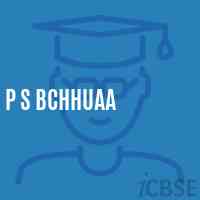 P S Bchhuaa Primary School Logo