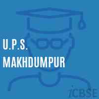 U.P.S. Makhdumpur Middle School Logo