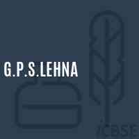 G.P.S.Lehna Primary School Logo