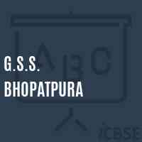 G.S.S. Bhopatpura Secondary School Logo