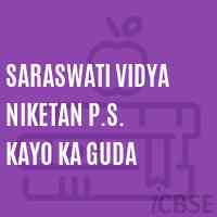 Saraswati Vidya Niketan P.S. Kayo Ka Guda Primary School Logo