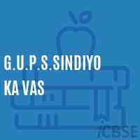 G.U.P.S.Sindiyo Ka Vas Middle School Logo