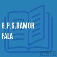 G.P.S.Damor Fala Primary School Logo