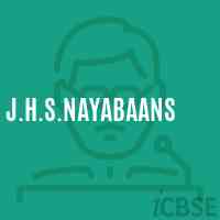 J.H.S.Nayabaans Middle School Logo
